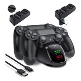 Cargador Controlador Mando Ps4 Estación De Carga P4,slim,pro