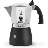 Cafetera Moka Bialetti Brikka 4 Pocillos Italiana Espumoso Color Plata