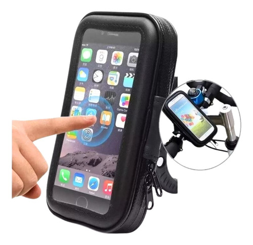 Soporte Para Celular Moto Bicicleta Impermeable Tactil 360°