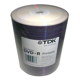 Dvd Virgen Tdk Printable X 100 Unid - Envio A Todo El Pais