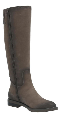 Bota Cuero Mujer Corelli Gris Hush Puppies