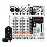 Mesa De Som Equalizador Mixer Taramps T 0602 Player