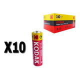 Pack De 10 Pilas Kodak Aa Zinc Carbon