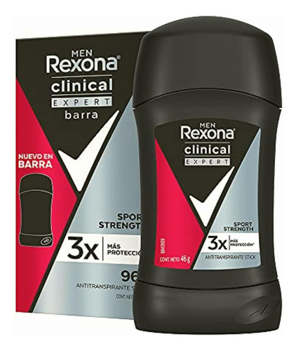 Rexona Desodorante Clinical Barra Sport Hombre 46g