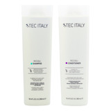 Tec Italy Riccioli Shampoo + Acondicionador Rulos Chico 3c