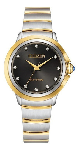 Reloj Citizen Eco Drive Ceci Two-tone Original Mujer E-watch