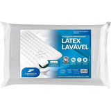 Kit 4 Travesseiro Látex Lavável Plus Sintético 50x70