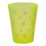 Vasos Lunares Estrellas Plástico Cotillón Infantil X 50 U.