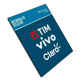 Recarga De Celular De R$20,00 Claro, Tim E Vivo