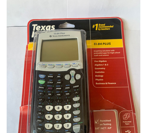 Calculadora Texas Instrument Ti-84 Plus Recargable