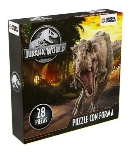 Rompecabezas Dinosaurios Jurassic World Puzzle Con Forma