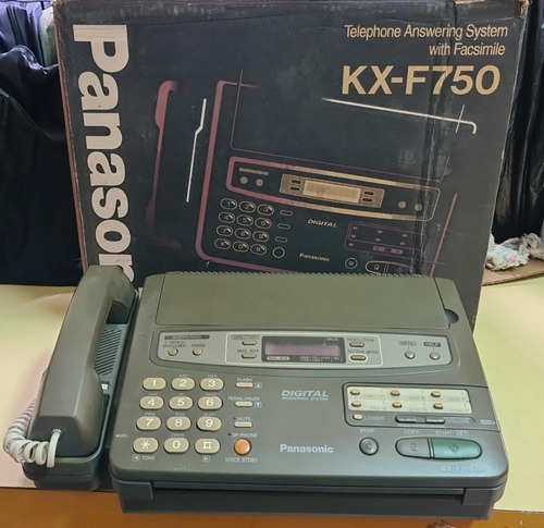 Telefone E Fax C/ Secretária Eletrônica Panasonic Kx-f750