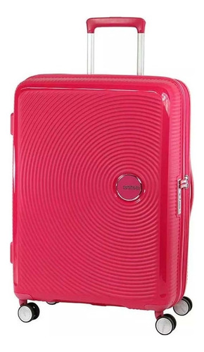 Valija American Tourister Cabina Curio Fucsia Fibra Lisa