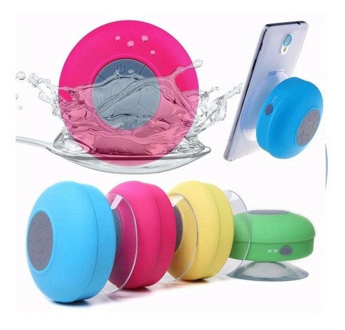 Bocina Bluetooth Regadera Contra Agua Manos Libres Colores