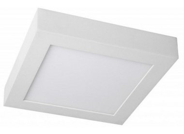 Pack X 10 Plafón Cuadrado Aplicar Led 18w Sica Elegir Color