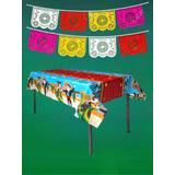 Mantel Rectangular Fiesta Mexicana Septiembre 2mx 1.5m 