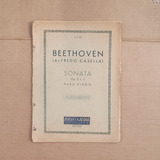 Partitura Antiga Beethoven Sonata Op. 2 N. 1 - Piano
