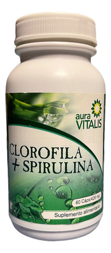 Clorofila + Spirulina 60 Cápsulas 