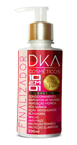 Leave-in Top 10 D.ka Cosméticos 10 Benefícios Em 1 Produto