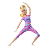 Barbie Feita Para Mexer Loira Roupas Esportivas - Mattel