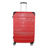 Maleta Coca Cola® Grande 28 Inch Rígida Expandible 8 Ruedas Color Rojo