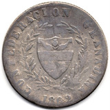 2 Reales 1862 Popayán Confederación Granadina