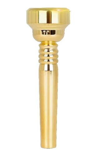 Boquilla Trompeta Instrumento De Latón Chapado En Oro De 17c
