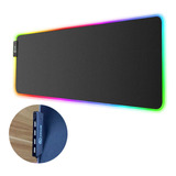 Mouse Pad Gamer 4 Hub Luz Rgb Efectos Usb Xinua 80x30 3mm