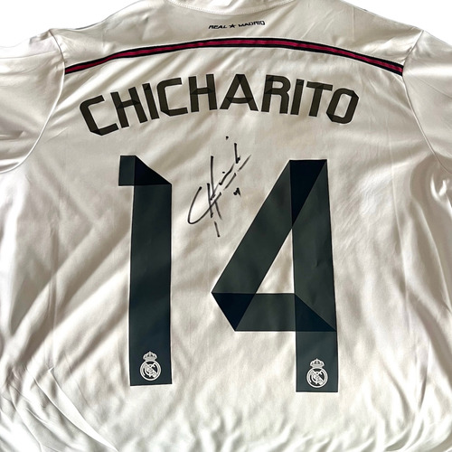 Jersey Chicharito Firmado Real Madrid Autografiado