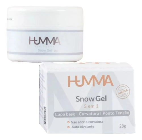 Gel Humma Snow Branco 3 Em 1 Com Anvisa 28gr Full