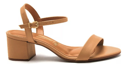 Sandalias Vizzano Pelica Mujer Eco Cuero Taco Cuadrado 4cm