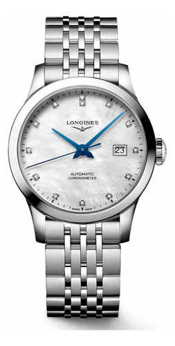 Longines Record Collection, Automático Y Brillantes, Mujer