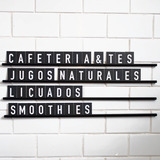 Letras Cartel Señalética Menú Pizarra Gastronomía 3x4,5 Cms