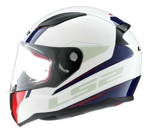 Casco Moto Integral Ls2 353 Rapid Driveway Blanco L