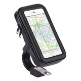 Soporte Base Funda Moto Bici Porta Celular Gps Impermeable