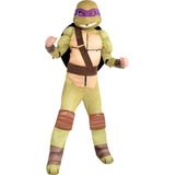 Disfraz Tortuga Ninja Donatello 8-10 Original Entrega Inmedia