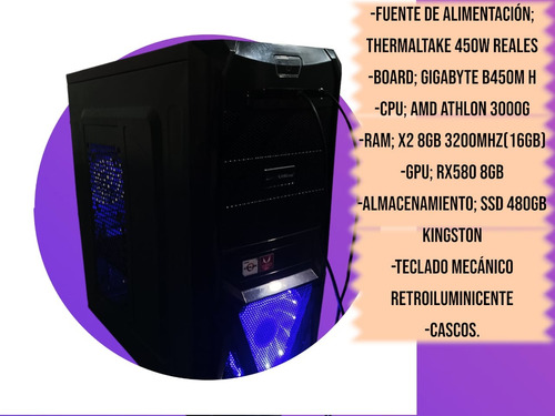 Pc De Escritorio Gamer Básica