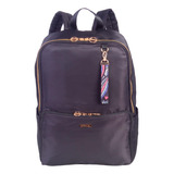 Mochila Grande Laptop Executiva Scarf Ii - Preto