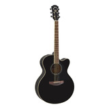 Guitarra Electroacústica Yamaha Cpx600 Para Diestros Black Brillante