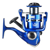 Reel Frontal Waterdog Tahoe 203 Pesca Pejerrey Color Azul Lado De La Manija Derecho/izquierdo