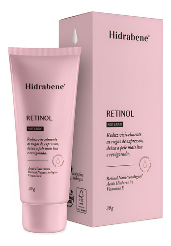 Hidrabene Retinol Dahuer - 30g (anti Rugas De Expressão)