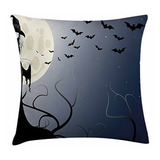 Lunarable Halloween Throw Pillow Cojín, Bruja En El Crepúscu