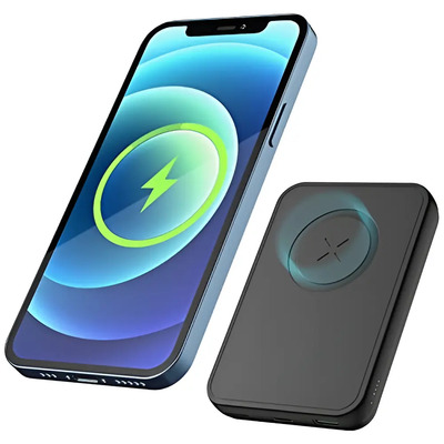 Ll Trader Power Bank Inalámbrico Magnético 10000mAh Compatible iPhone 12\u002F13\u002F14\u002F15\u002F16 Serie \u002F iphone 17 \u002F iphone 17 pro \u002F iphone 17 pro max , Compatible con MagSafe , Pila Portátil Celular | Meses sin interés