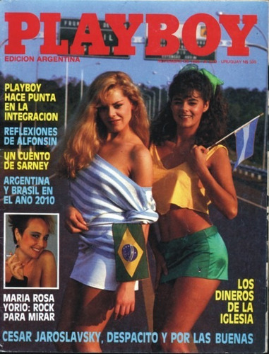 Revista Playboy Nov 1986 Maria Rosa Yorio Charly Edfargz