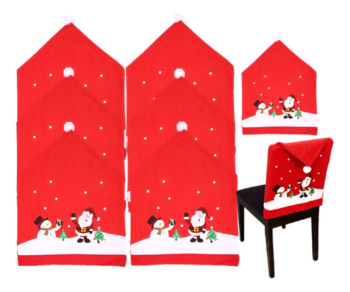 X8 Fundas Sillas Navidad Comedor Fundas Sillas Decoracion