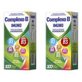 Complexo  B12 B1 B2 B3 B5 B6 B12 Com 100 Comprimidos Kit 2