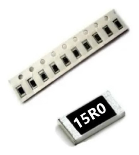 15 Ohms 1% (10 Peças) Resistor Smd 0805 15r0 2,0mmx1.2mm