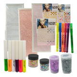 Glitter Strass Maquillaje Neon Pack Super Fiesta Bar Glitter