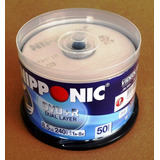 600 Dvd+r Dl 8.5gb Nipponic C/ Logo Pino 50 Unds Lacrado