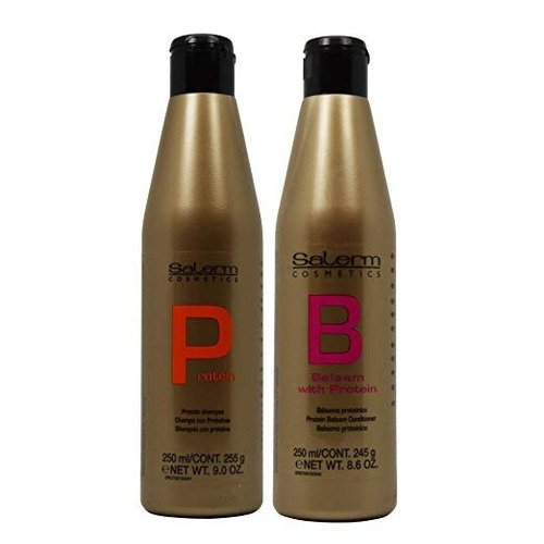 Salerm Cosmetics Protein Shampoo Y Acondicionador Balsam Pro